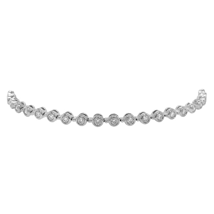 18kt White Gold Diamond Bracelet