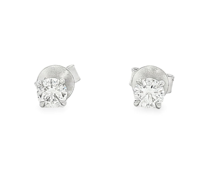14kt White Gold Lab Diamond Studs