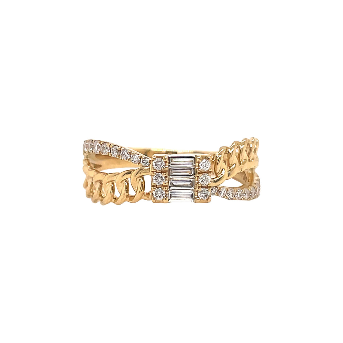 18kt Yellow Gold Diamond Ring