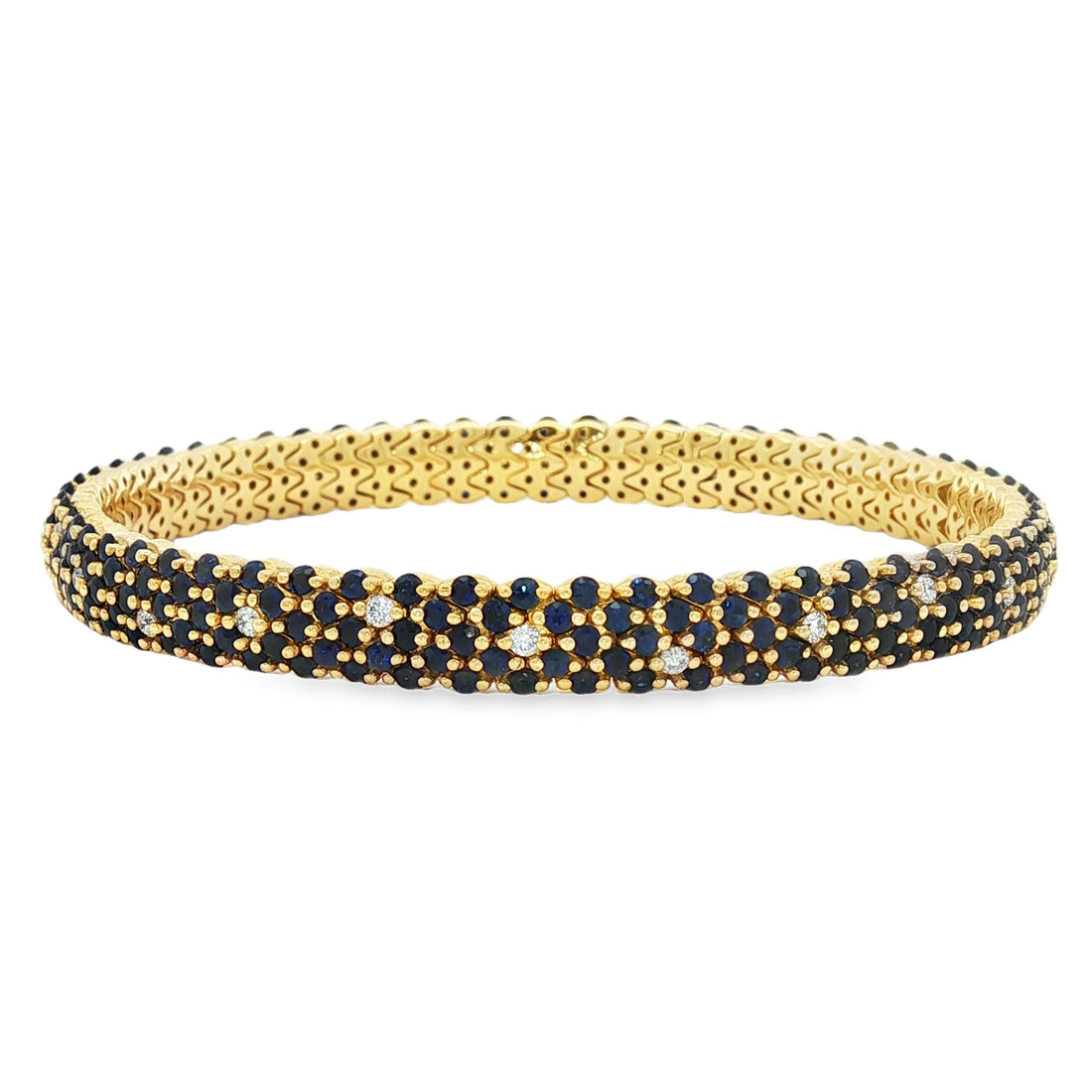 18kt Yellow Gold Diamond Bracelet