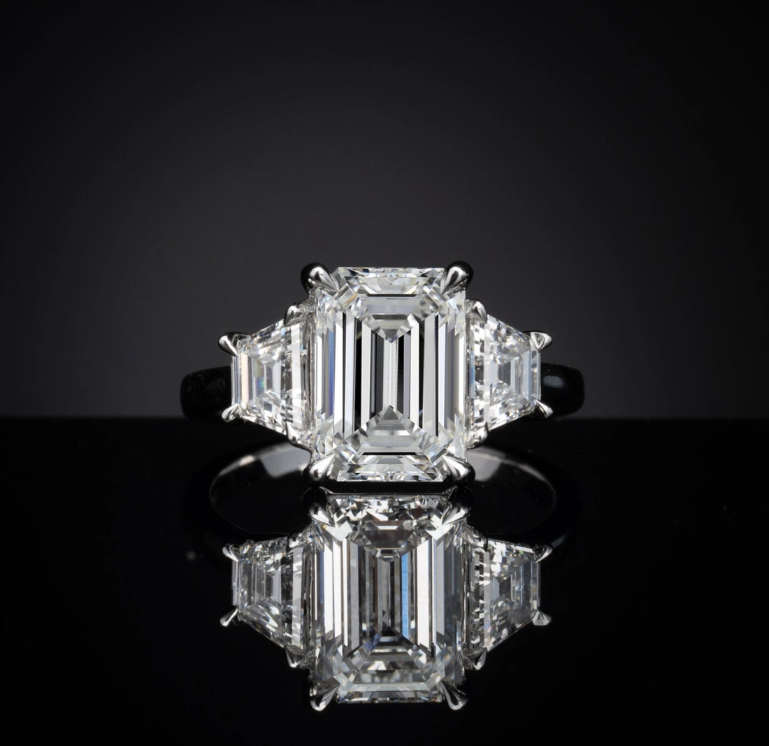 14kt White Gold Lab Diamond Ring
