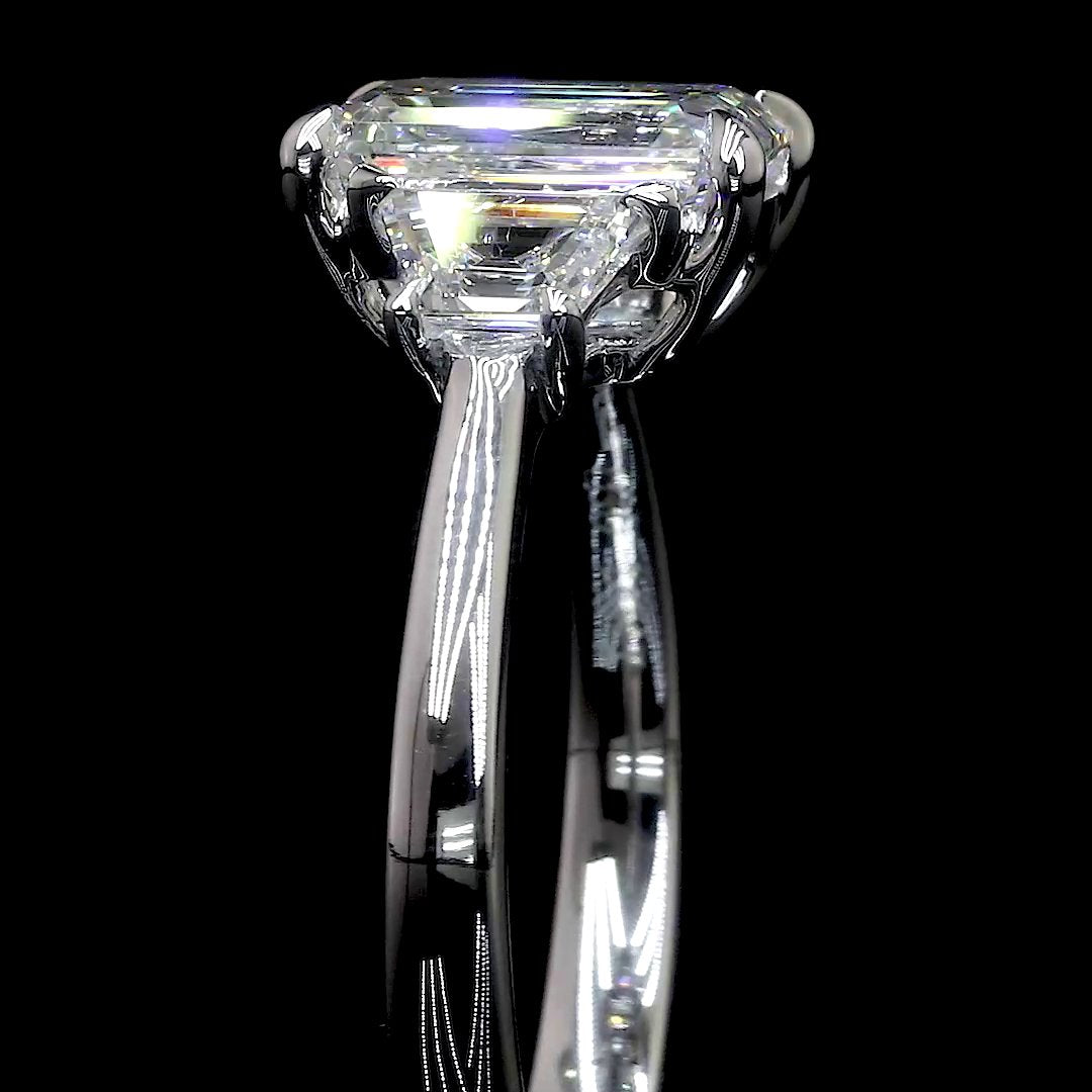 14kt White Gold Lab Diamond Ring