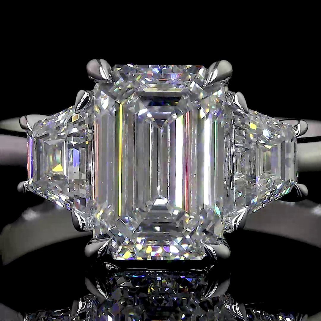 14kt White Gold Lab Diamond Ring