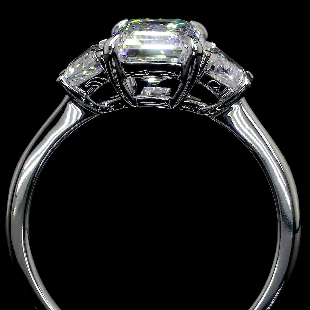 14kt White Gold Lab Diamond Ring