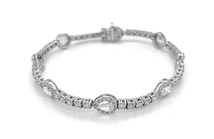 18kt White Gold Diamond Bracelet