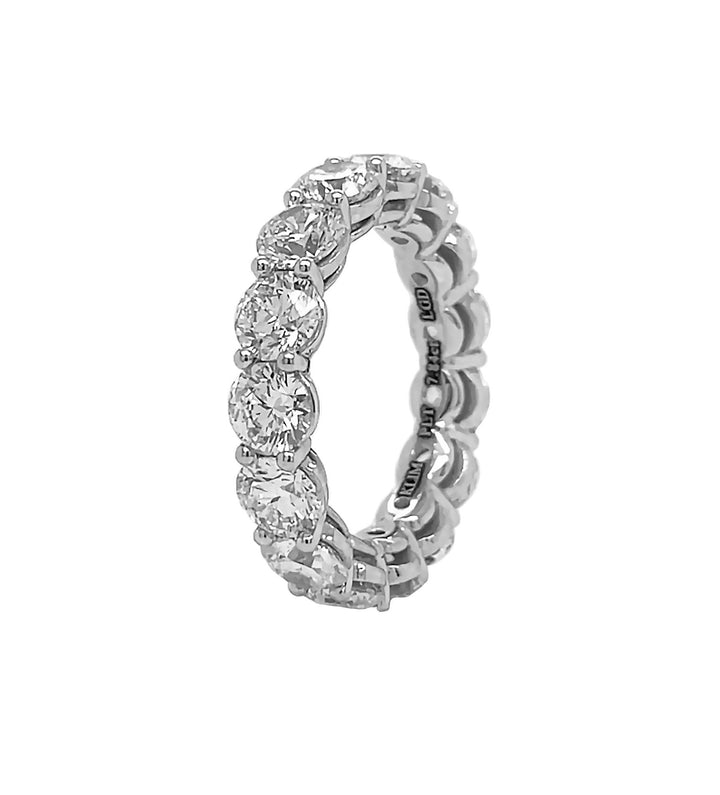 Platinum Lab Diamond Eternity Band