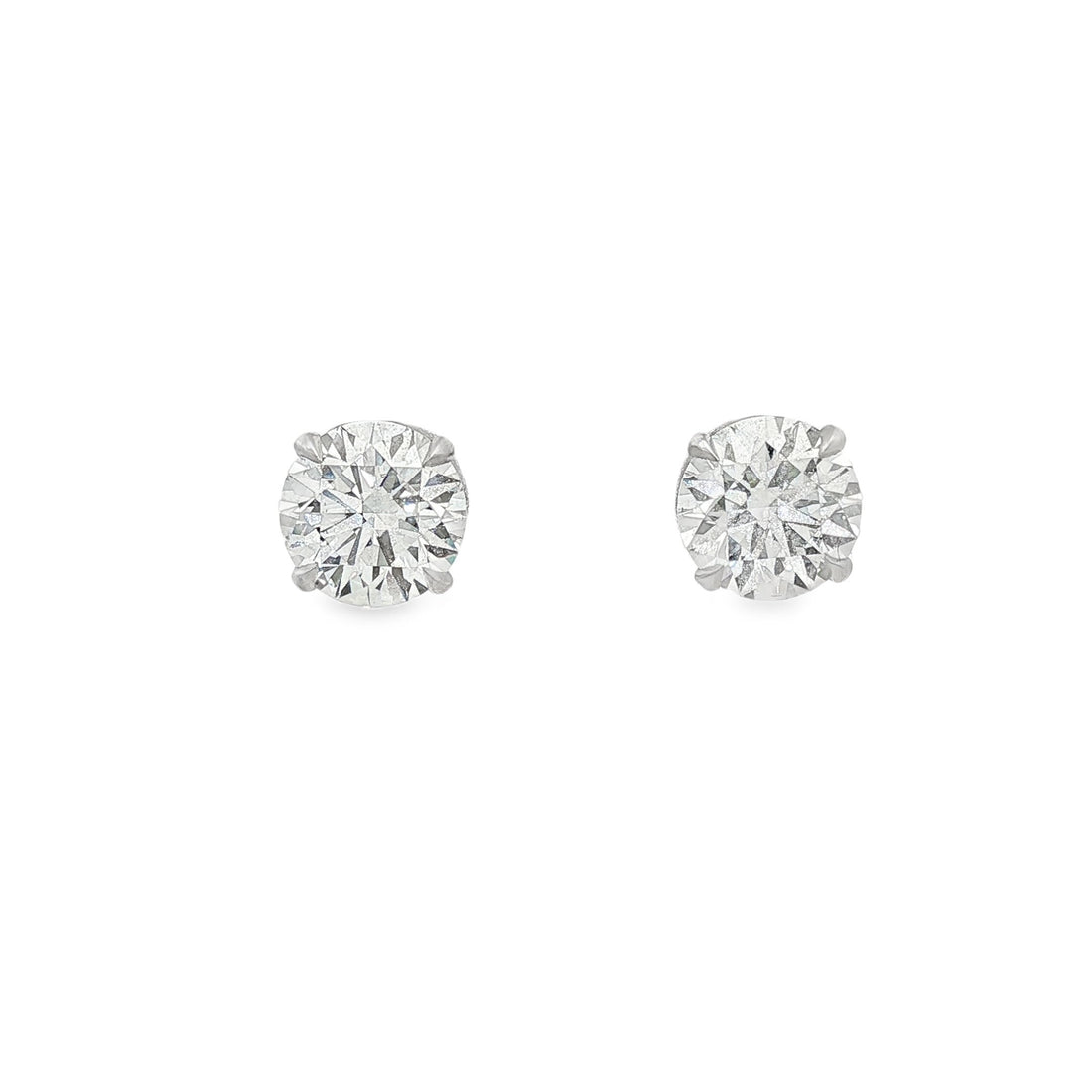 14kt White Gold Lab Diamond Studs