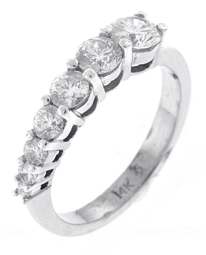 14kt White Gold Diamond Band
