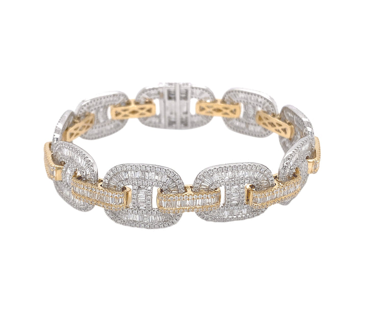18kt Yellow Gold Diamond Bracelet