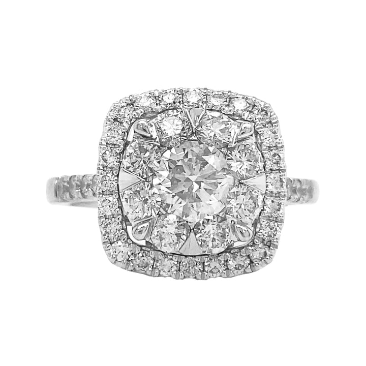 14kt White Gold Diamond Ring