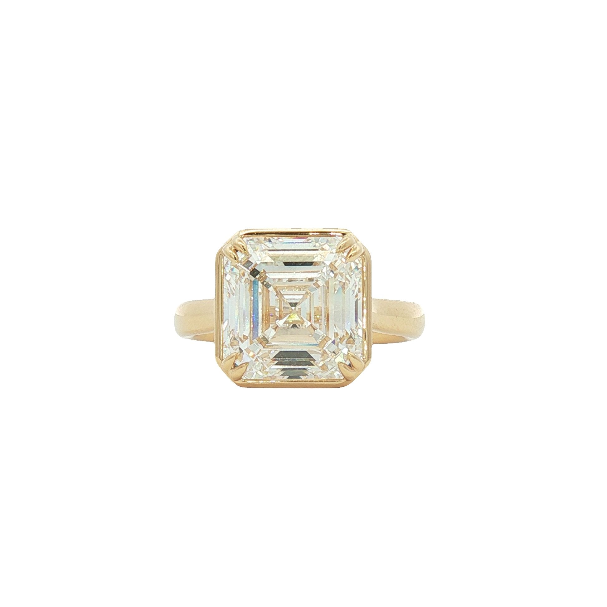14kt Yellow Gold Lab Diamond Ring