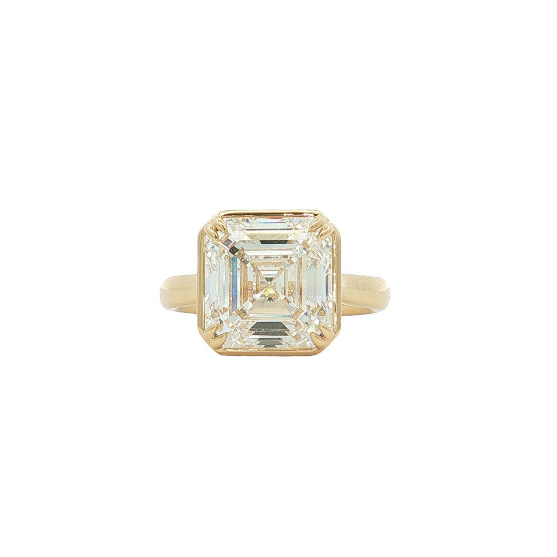 14kt Yellow Gold Lab Diamond Ring