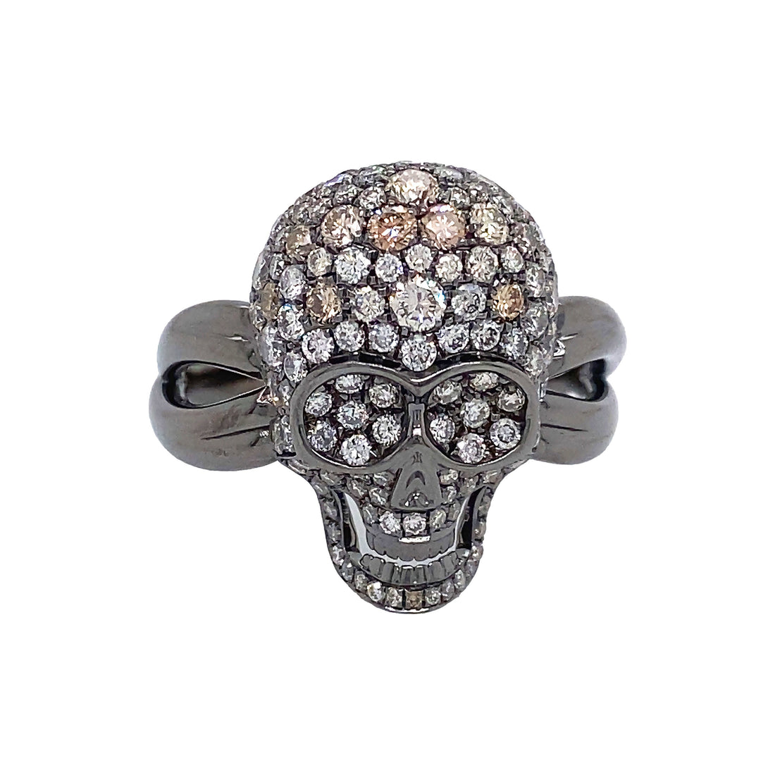 18kt Black Gold Diamond Ring