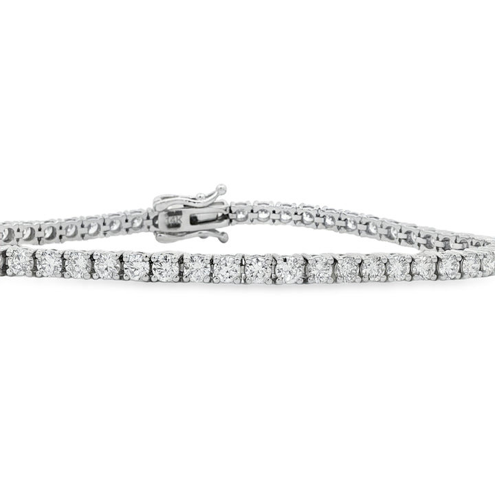 14kt White Gold Lab Diamond Tennis Bracelet