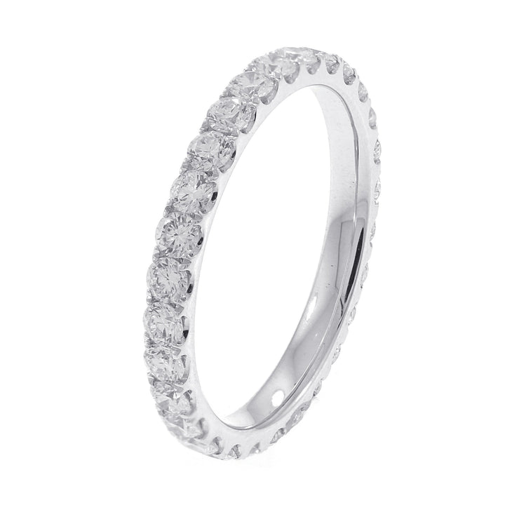 18kt White Gold Diamond Eternity Band