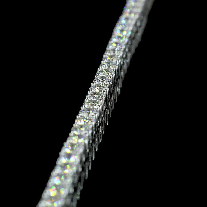 14kt White Gold Lab Diamond Tennis Necklace