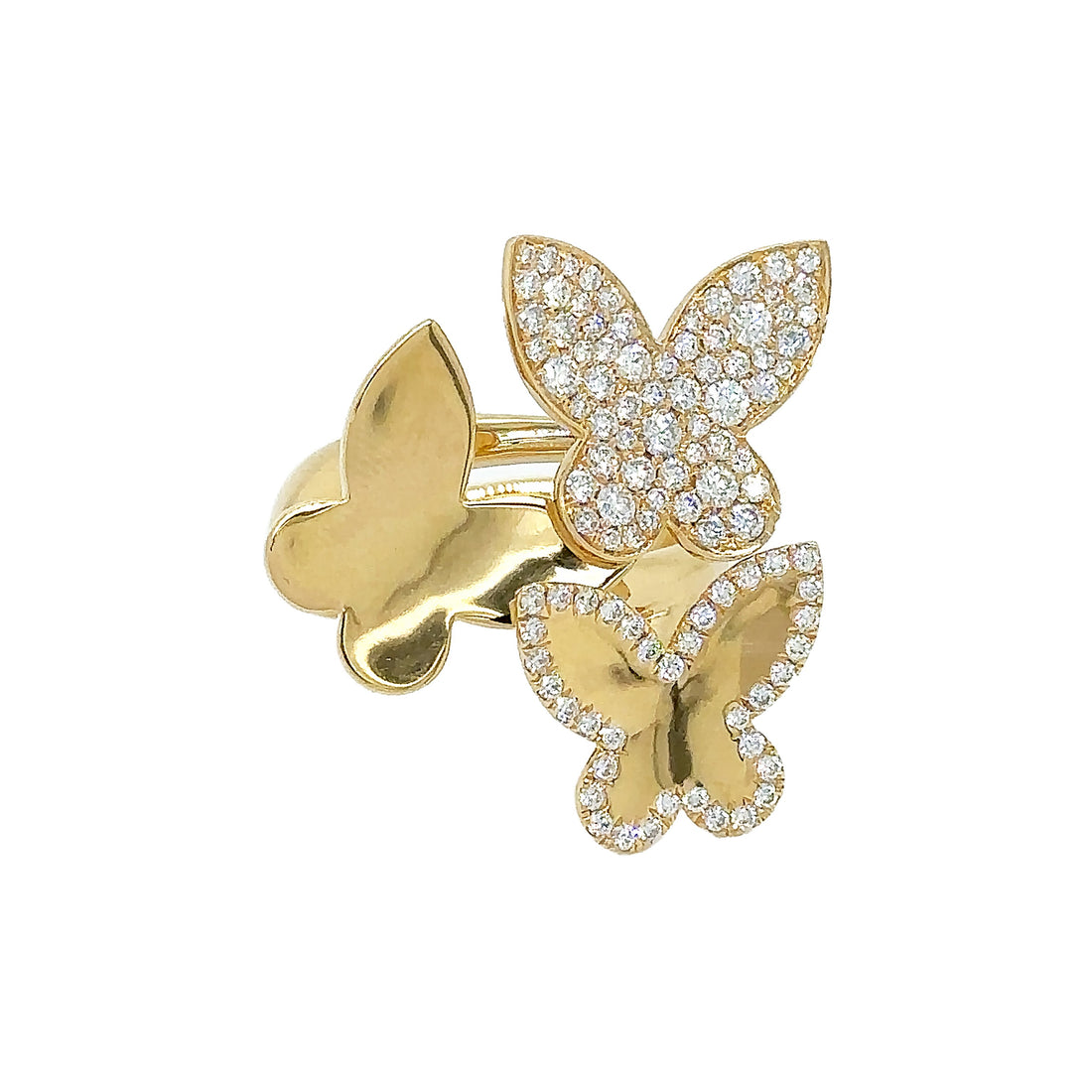 18kt Yellow Gold Diamond Ring