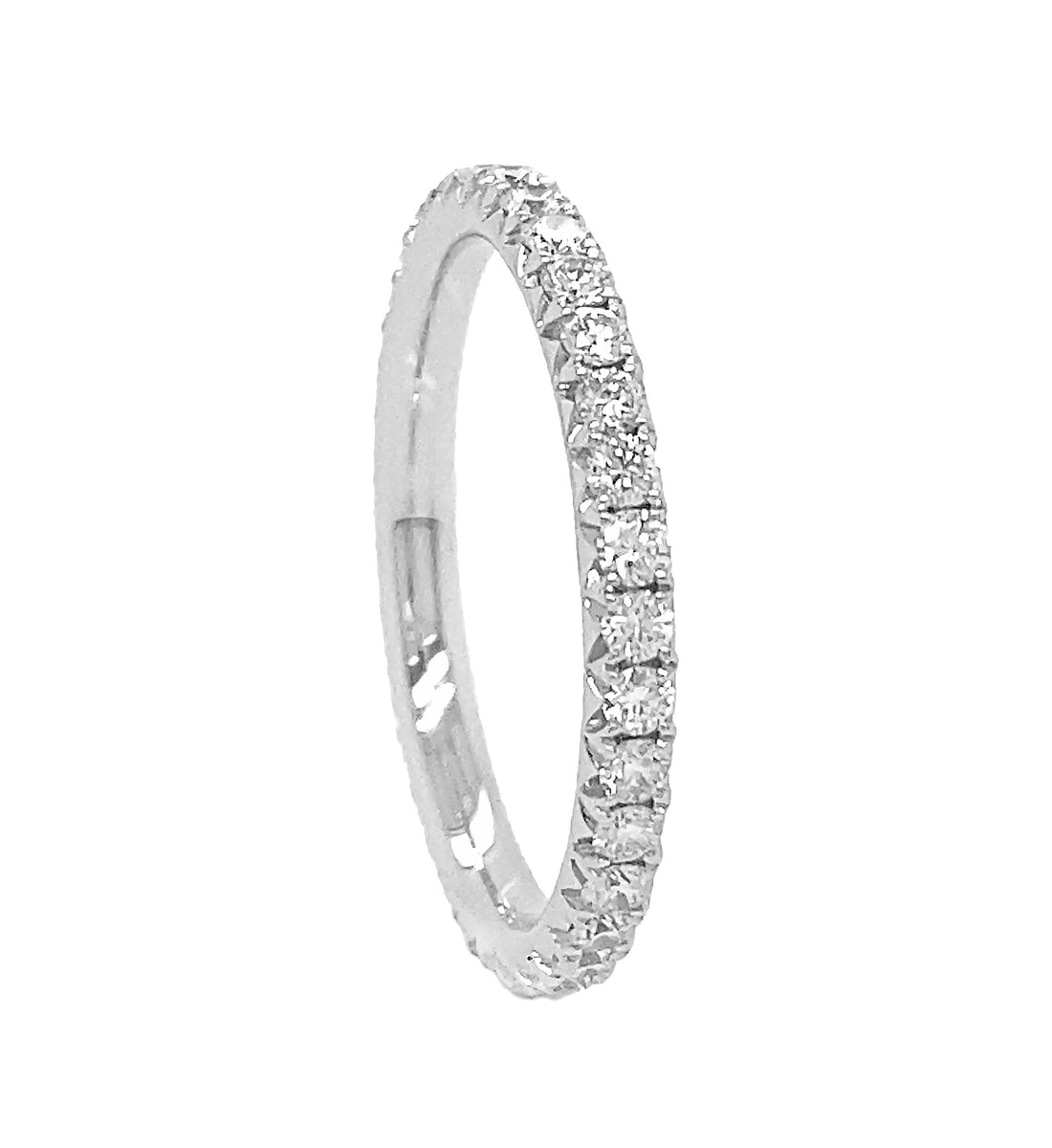 18kt White Gold Diamond Eternity Band