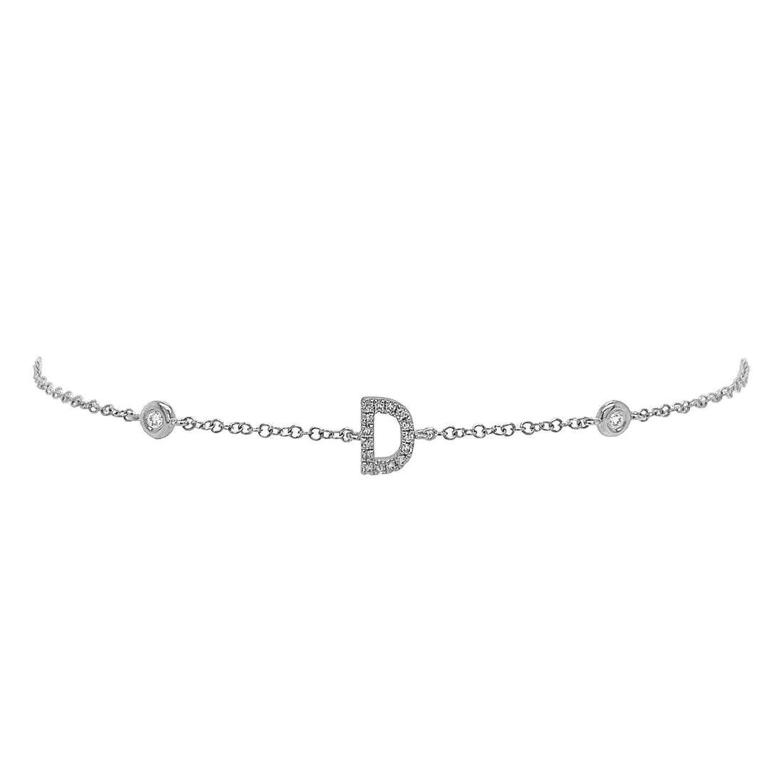 14kt White Gold Diamond Bracelet