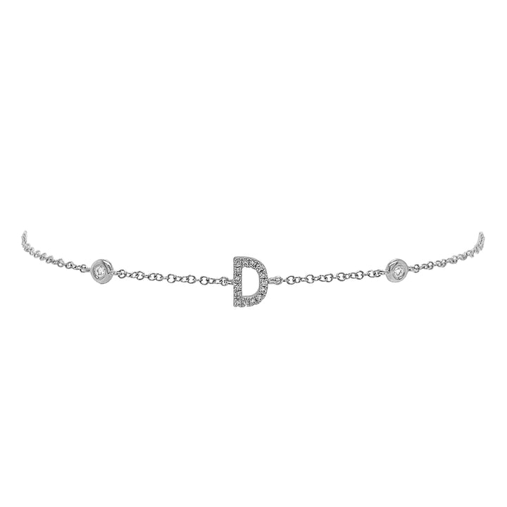 14kt White Gold Diamond Bracelet
