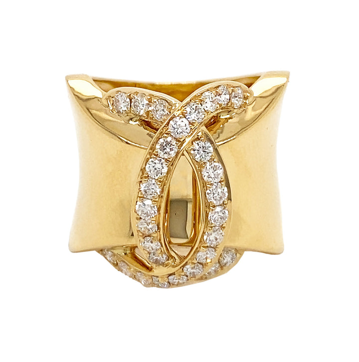 18kt Yellow Gold Diamond Ring