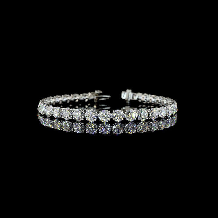 14kt White Gold Lab Diamond Tennis Bracelet