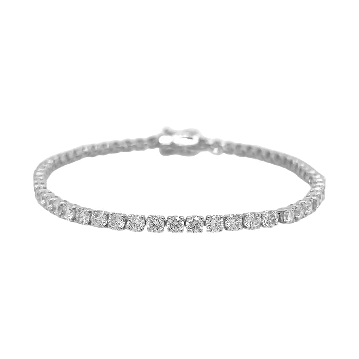 18kt White Gold Diamond Tennis Bracelet