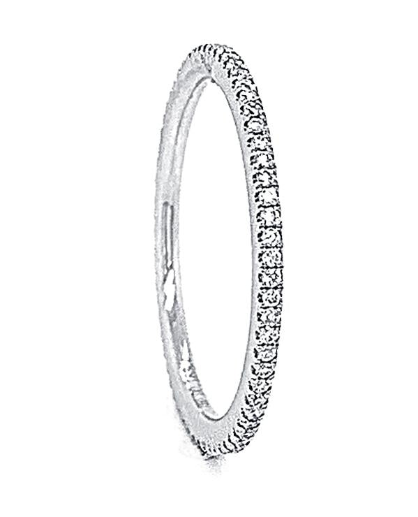 18kt White Gold Diamond Band