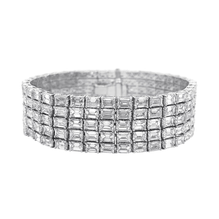 18kt White Gold Diamond Bracelet