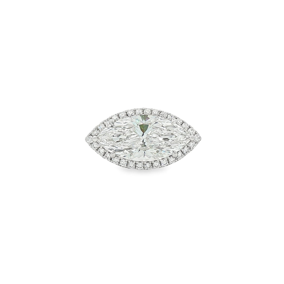 14kt White Gold Lab Diamond Ring