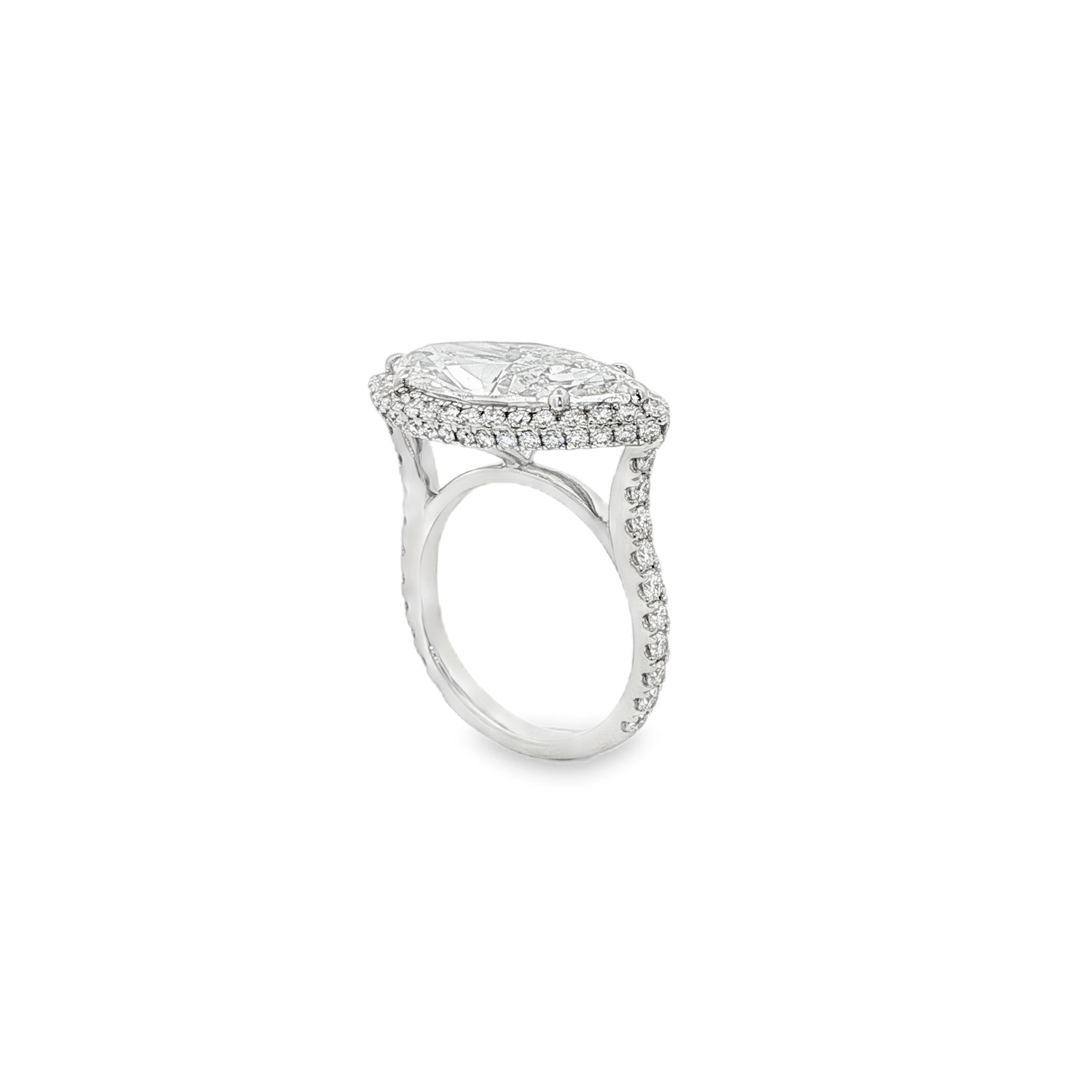 14kt White Gold Lab Diamond Ring