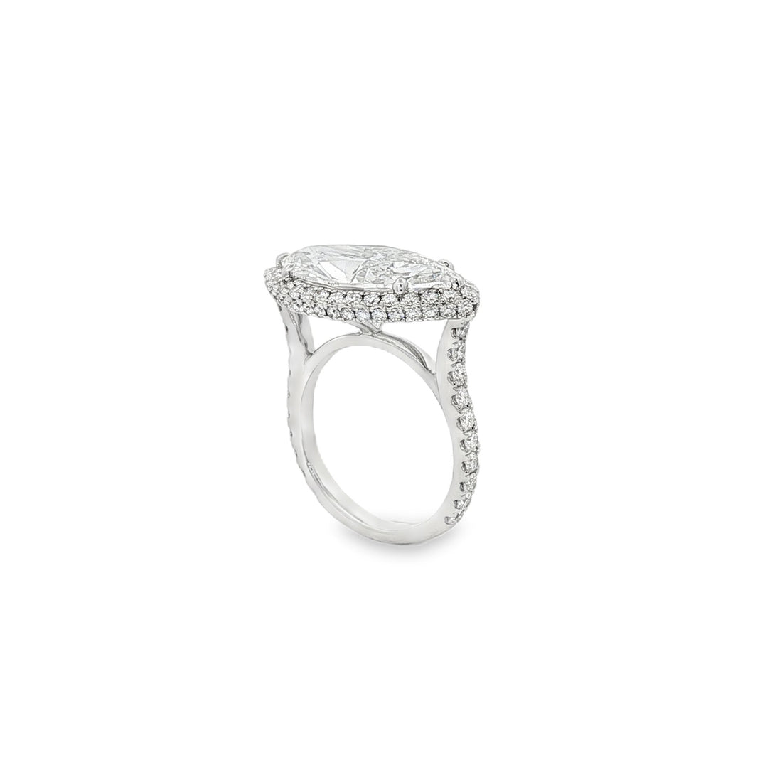 14kt White Gold Lab Diamond Ring