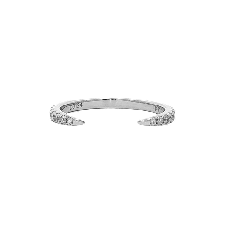 18kt White Gold Diamond Band