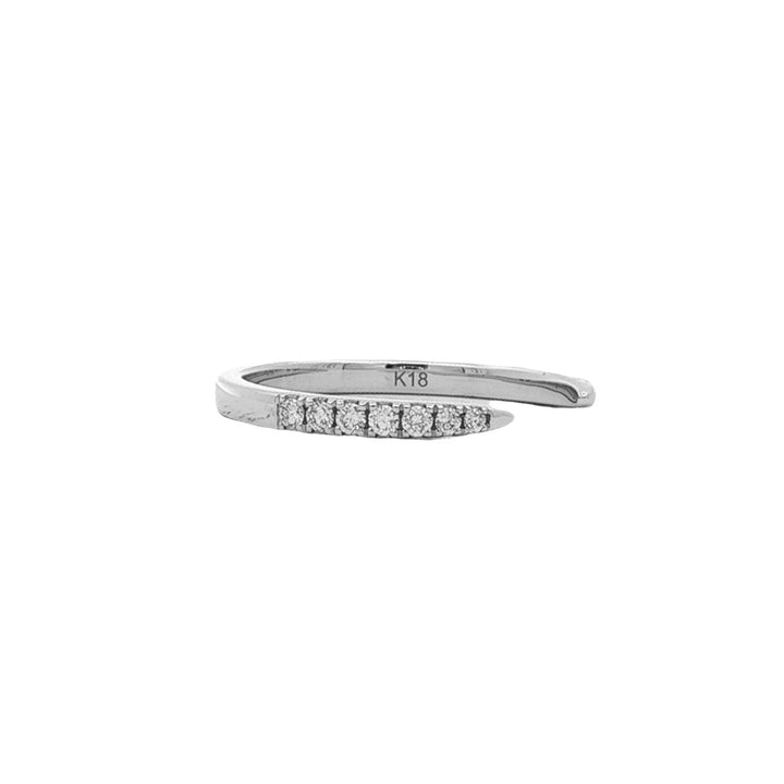 18kt White Gold Diamond Band