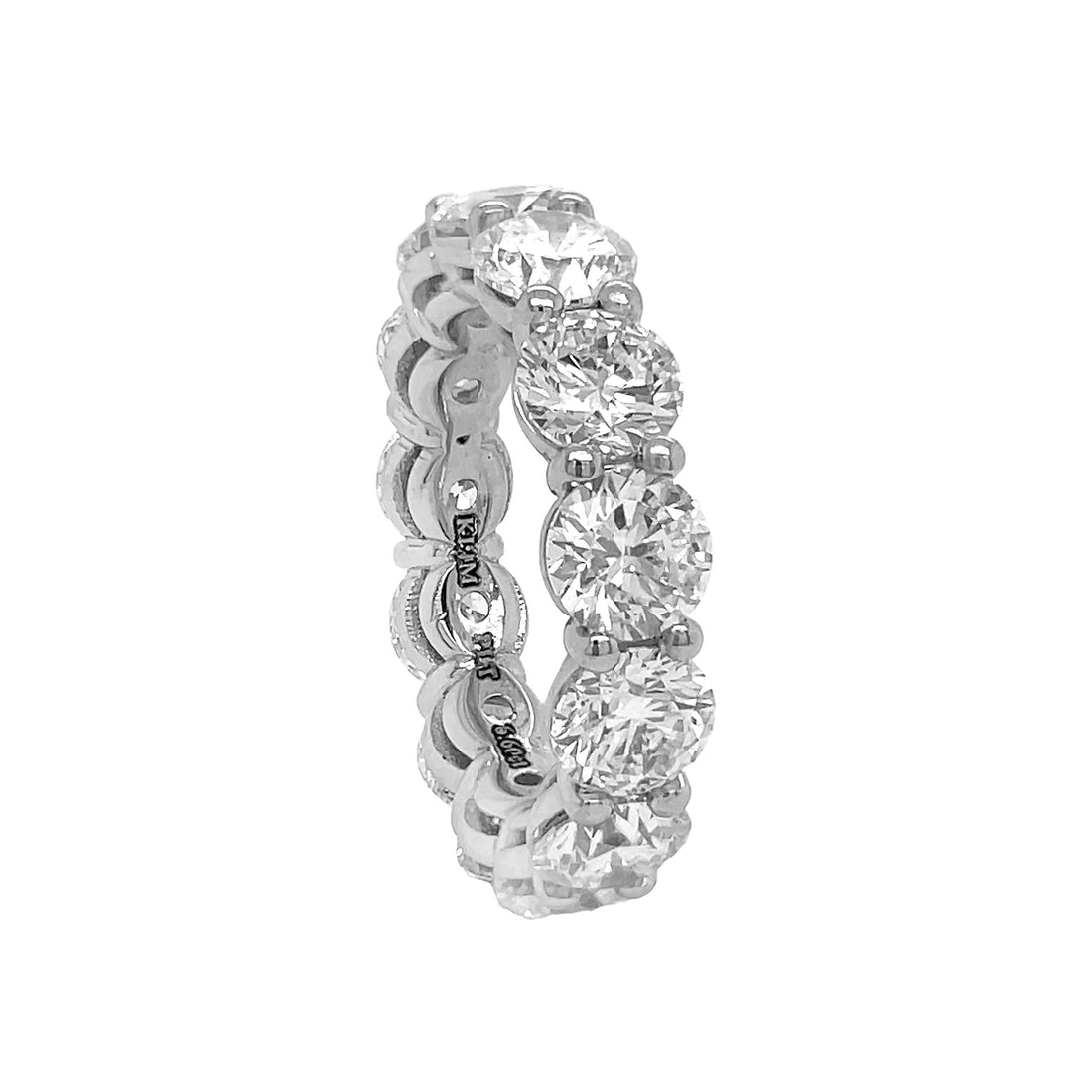 Platinum Diamond Eternity Band
