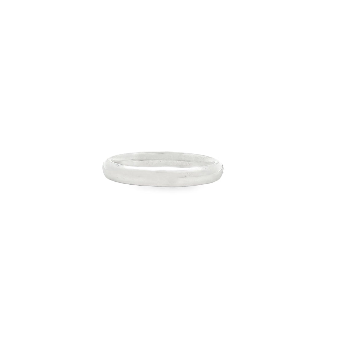 14kt White Gold Wedding Band