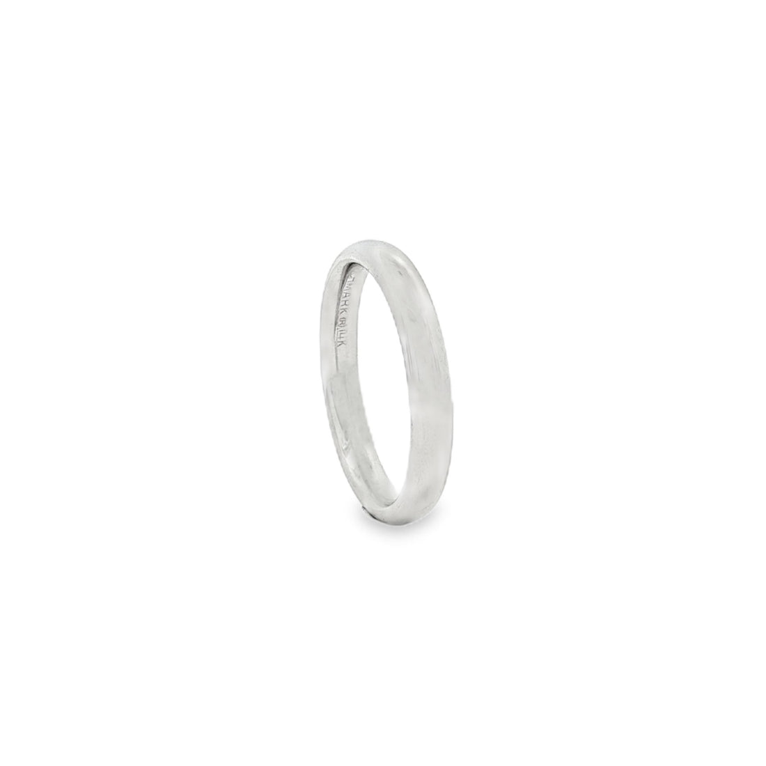 14kt White Gold Wedding Band