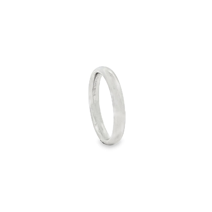 14kt White Gold Wedding Band