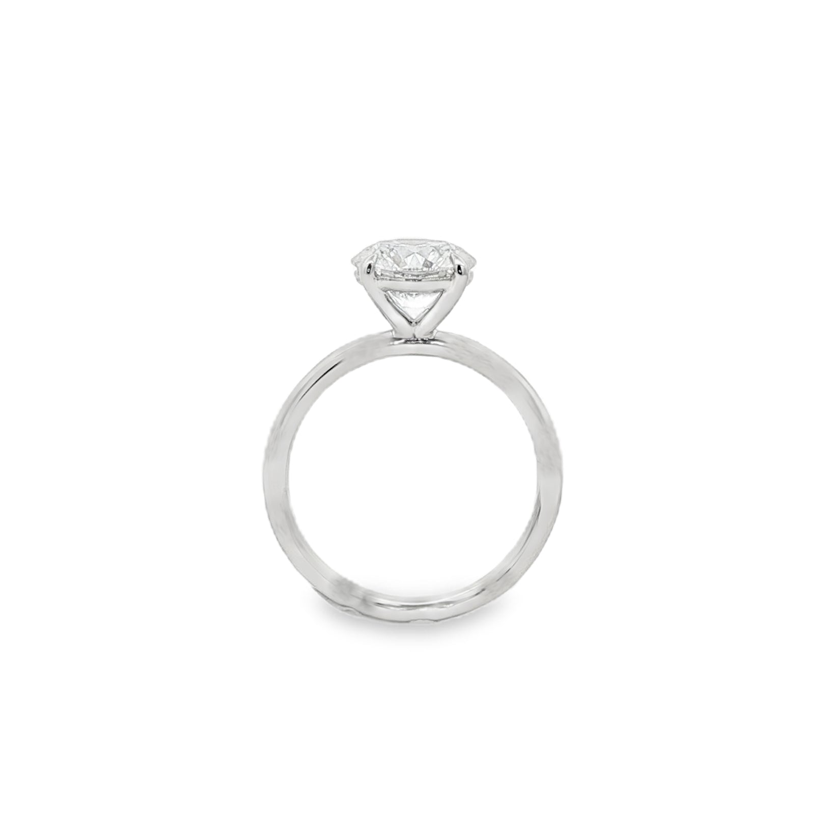 14kt White Gold Lab Diamond Ring