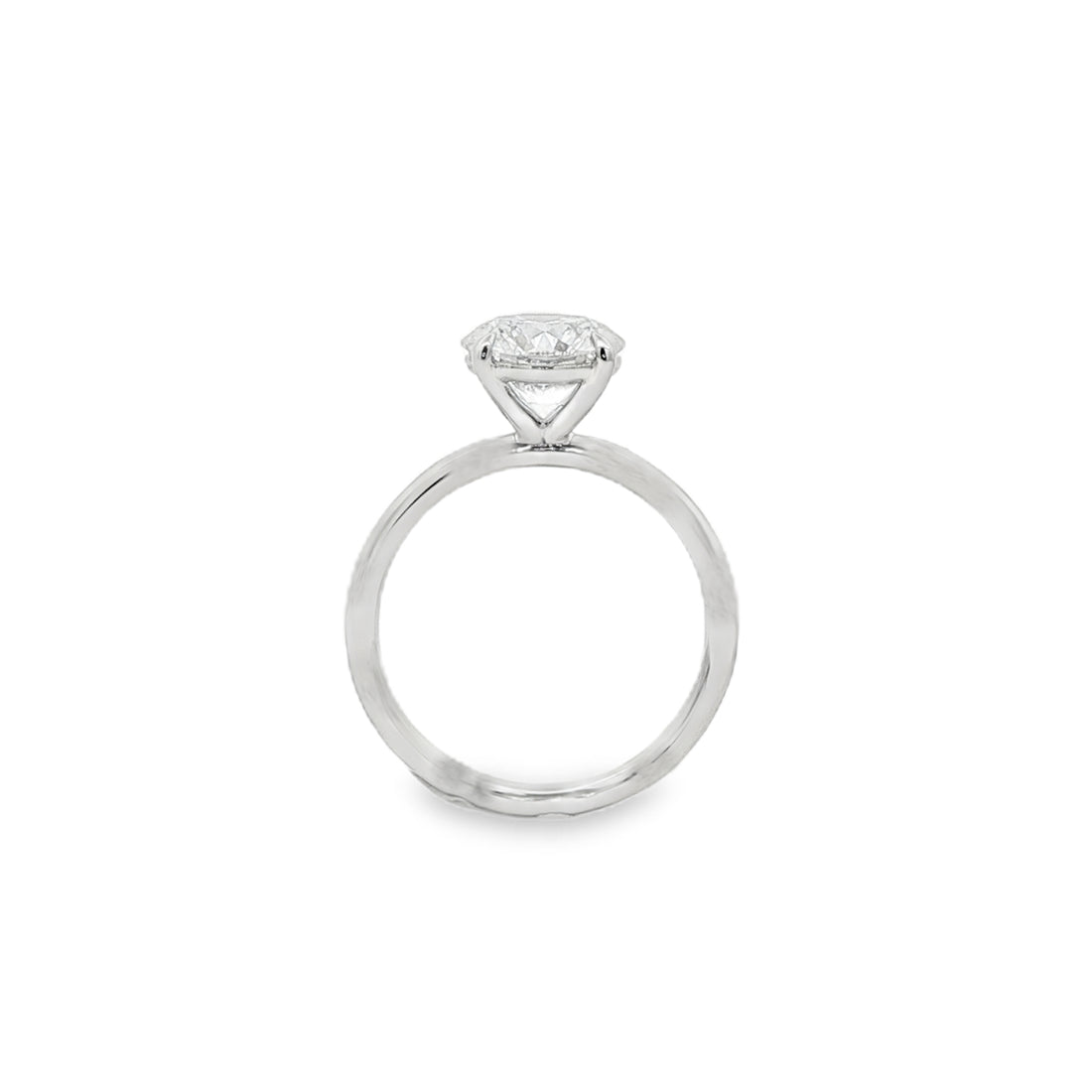 14kt White Gold Lab Diamond Ring