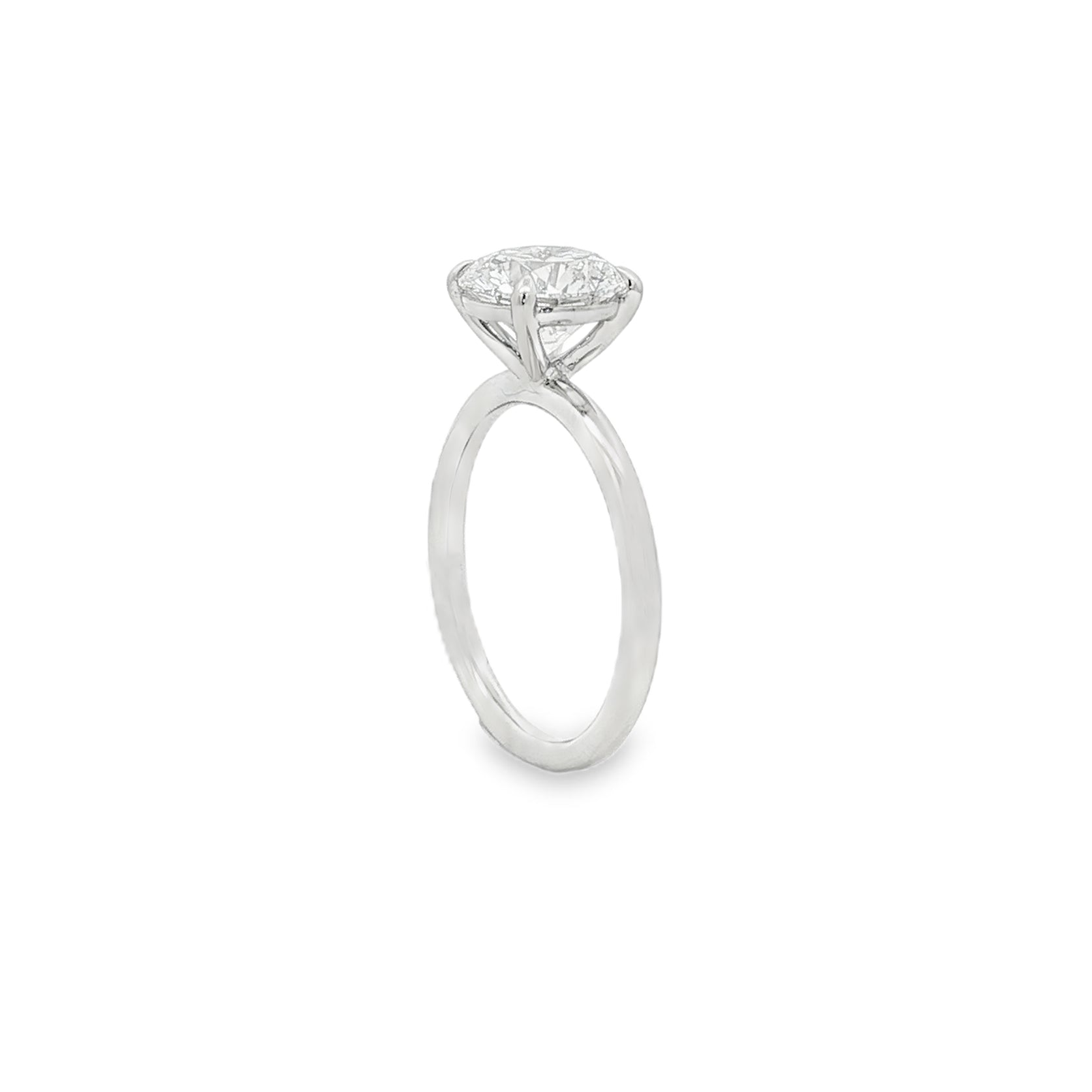 14kt White Gold Lab Diamond Ring