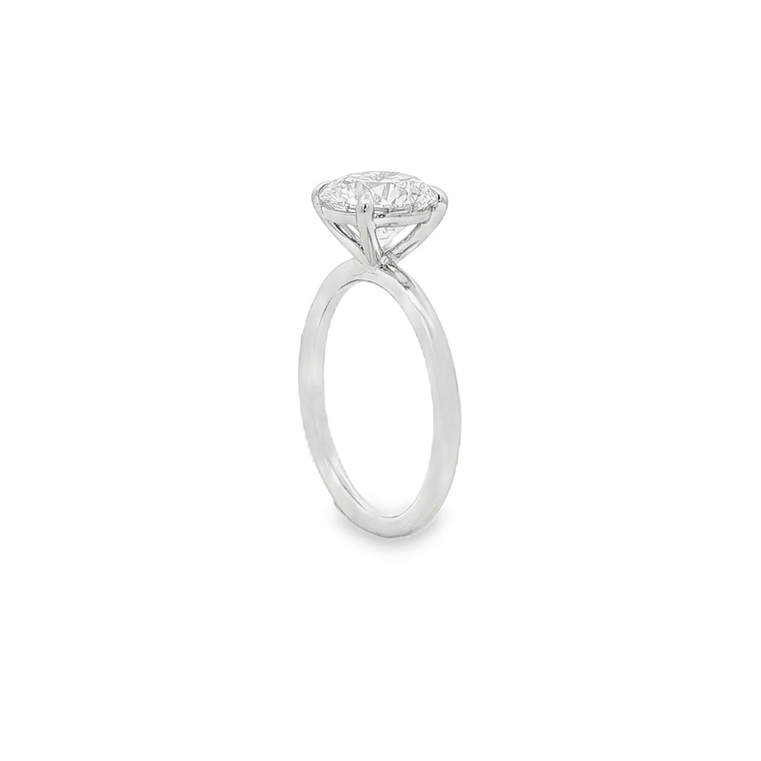 14kt White Gold Lab Diamond Ring