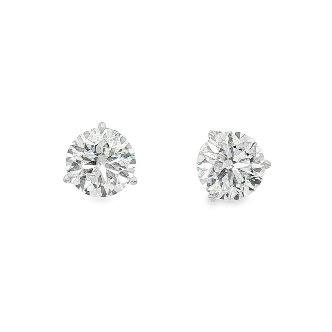 14kt White Gold Lab Diamond Studs