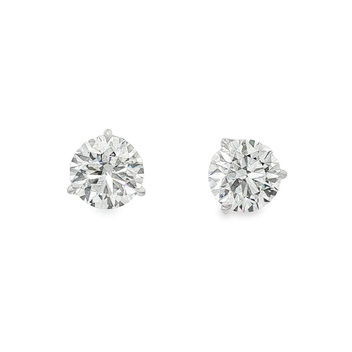 14kt White Gold Lab Diamond Studs