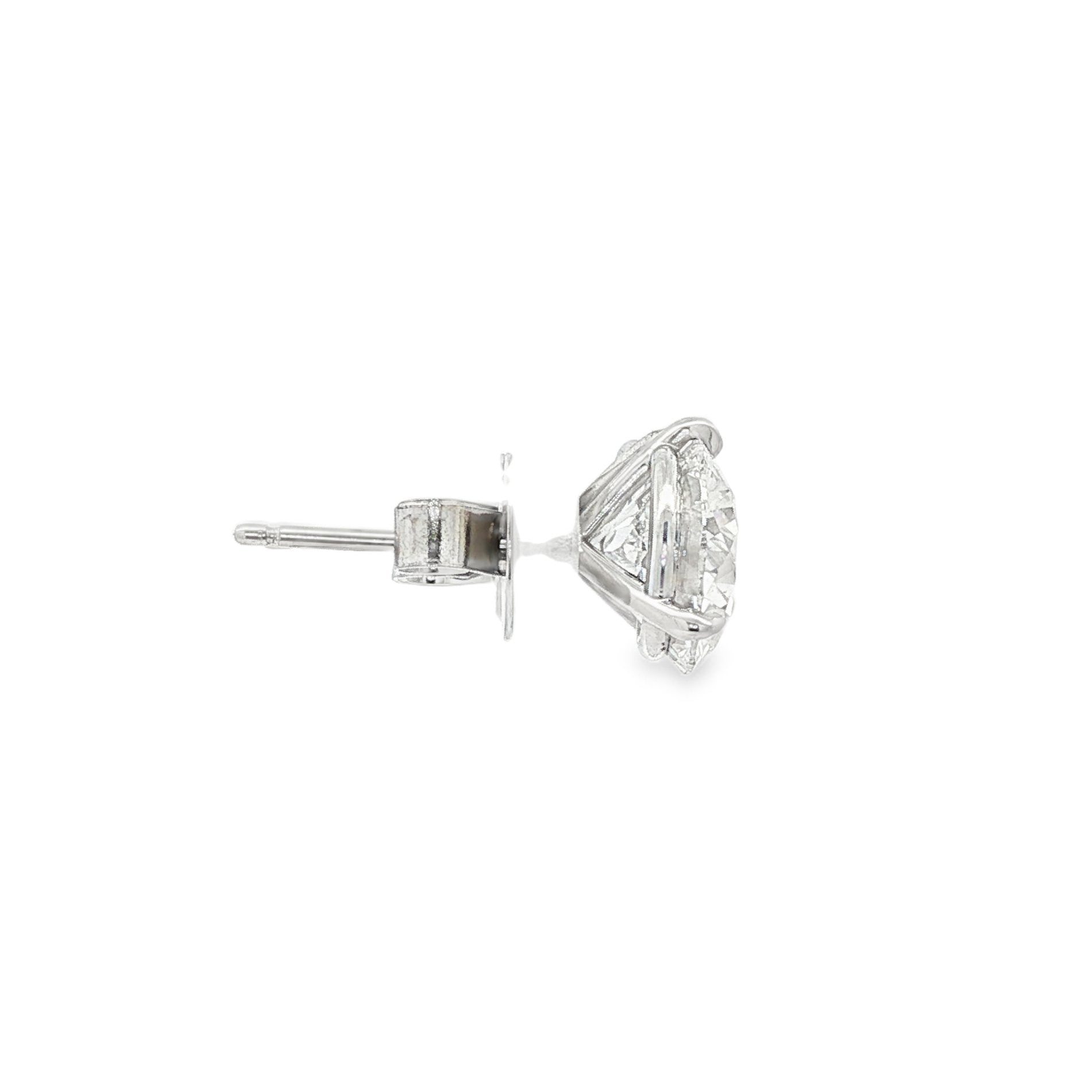 14kt White Gold Lab Diamond Studs