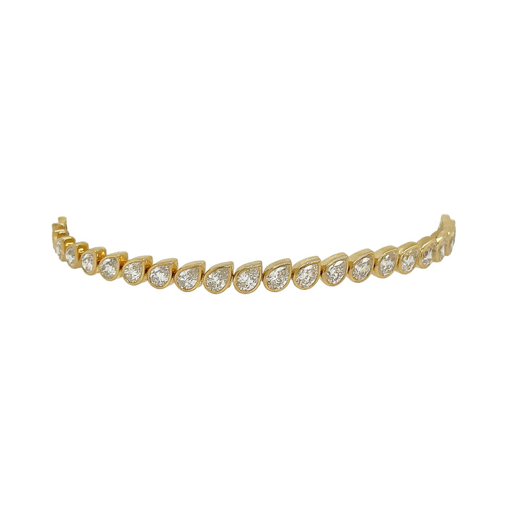 18kt Yellow Gold Diamond Bracelet