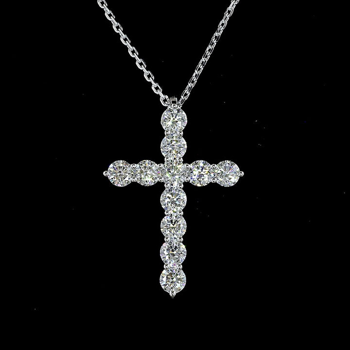 14kt White Gold Lab Diamond Pendant