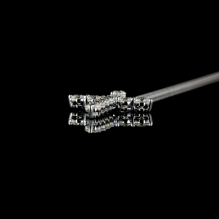 14kt White Gold Lab Diamond Pendant