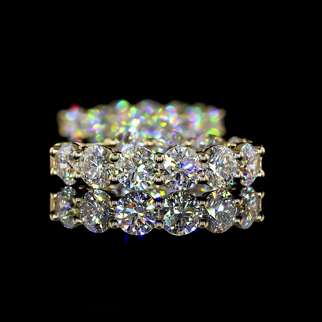 14kt Yellow Gold Lab Diamond Hoops