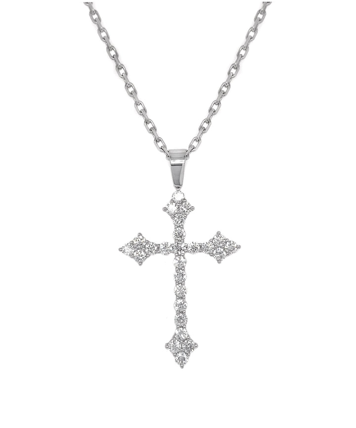 14kt White Gold Diamond Pendant